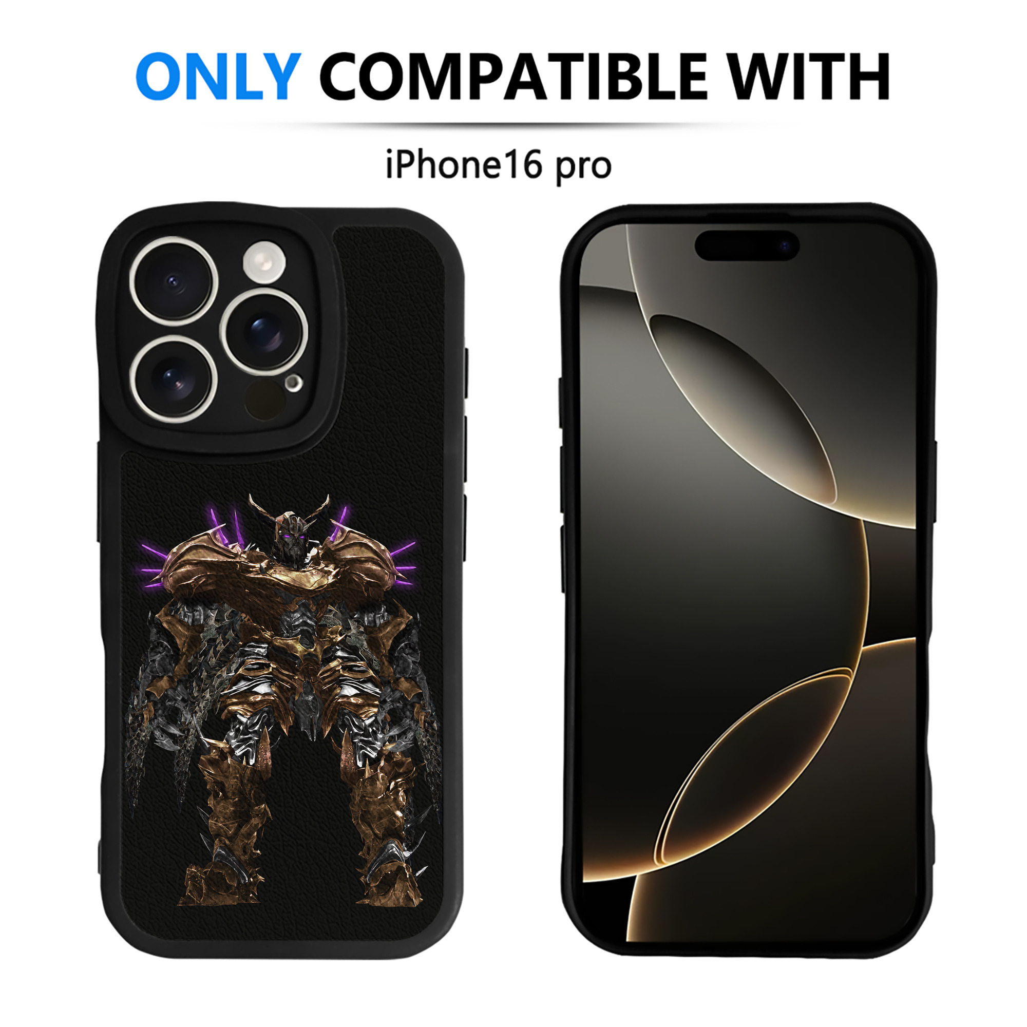 （画像用） Transformers トランスフォーマー 【iPhone 16シリーズ対応】シリコンスマホケース（レザー調） 材質：シリコン